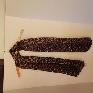Animal Print Long Scarf 14" x 60"